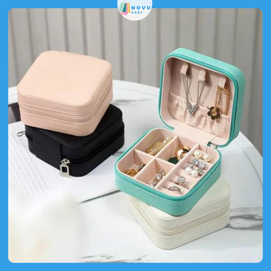 Leather Jewellery Organizer Box