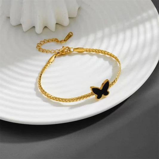 FlutterChain Bracelet- Black